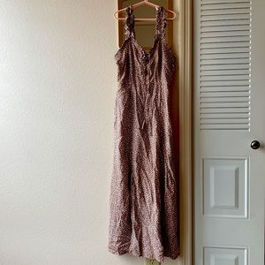 XS Animal Print Maxi Dress